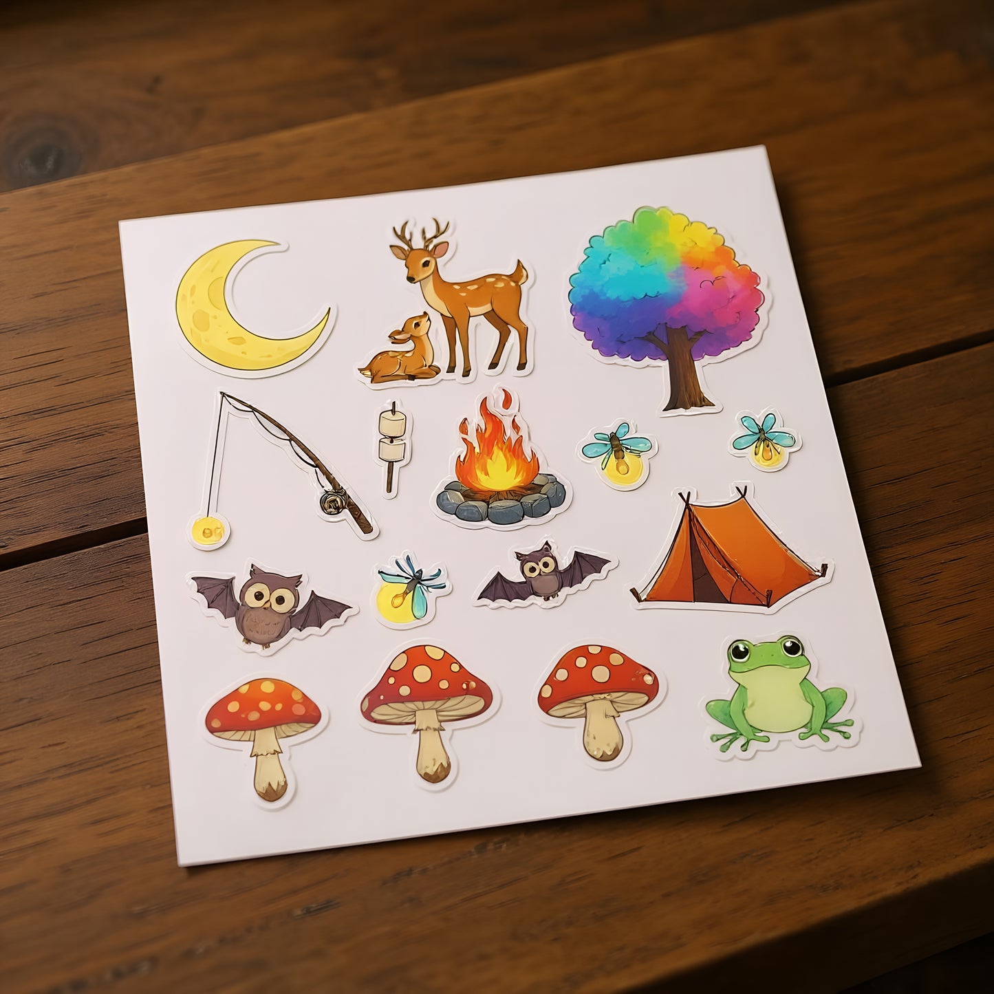 Camping Lovers Sticker Set | Vinyl Decals