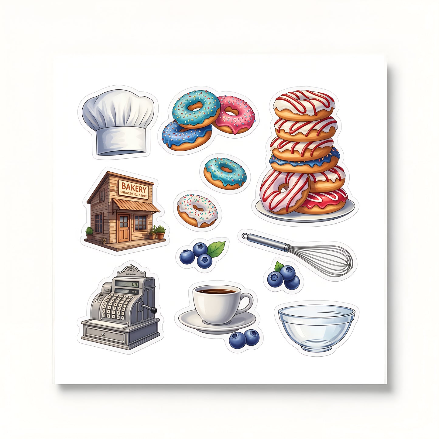 Donut Lovers Sticker Set | Vinyl Decals