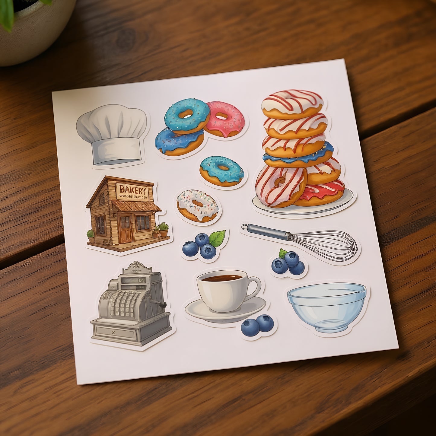 Donut Lovers Sticker Set | Vinyl Decals