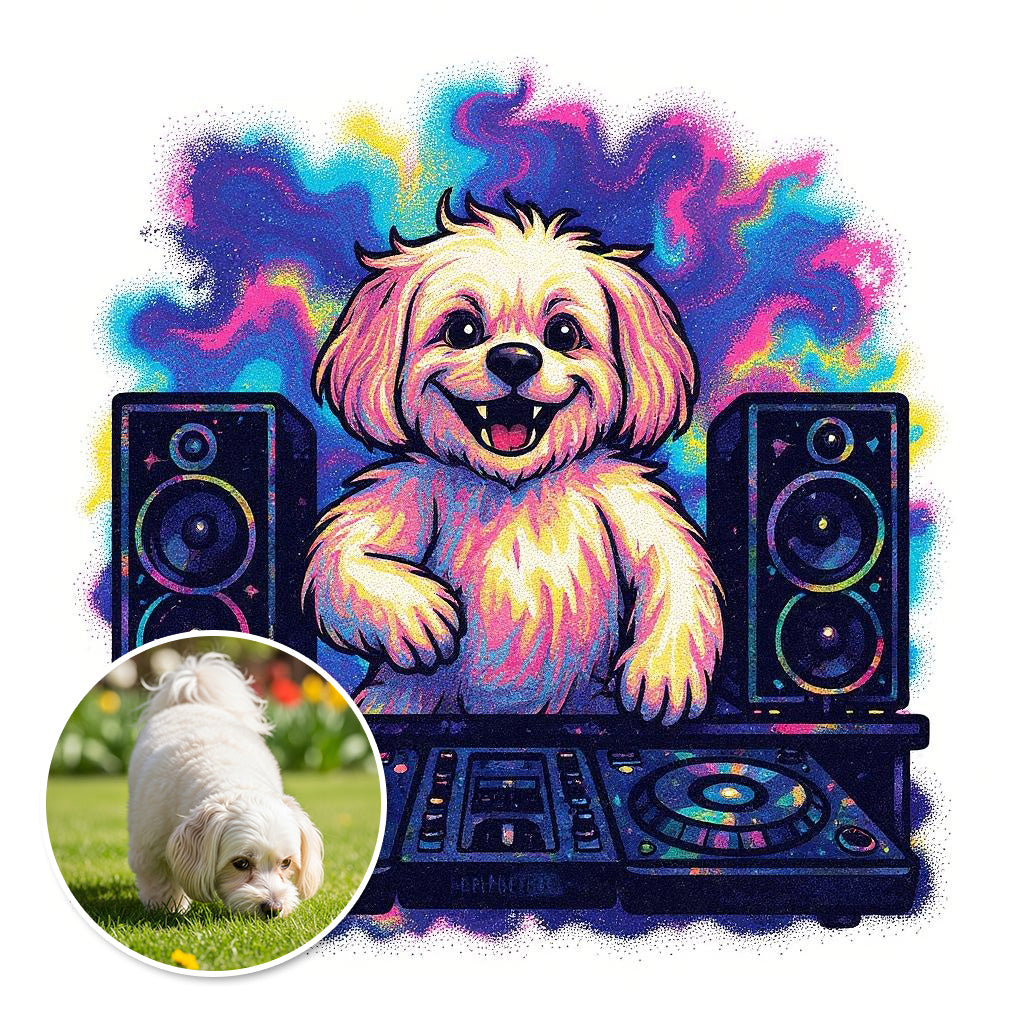 The DJ - Custom Photo Sticker