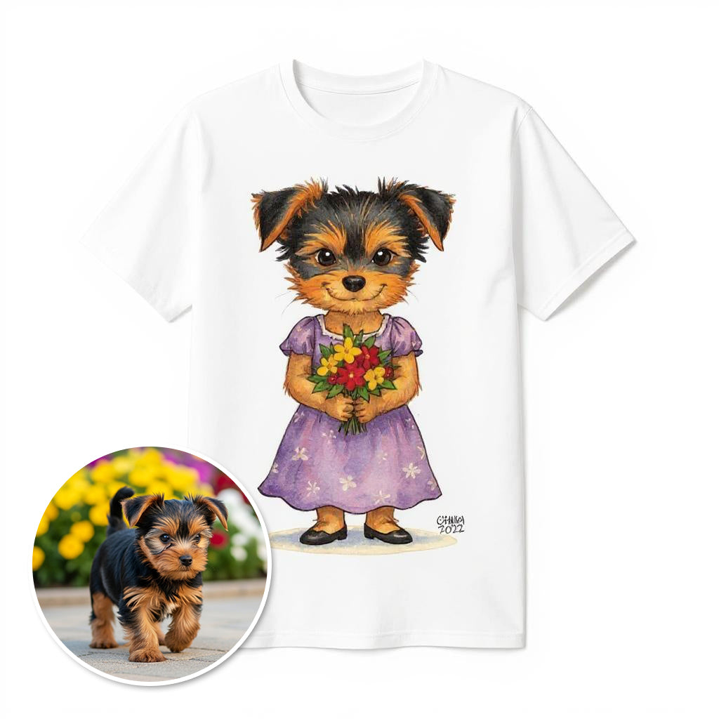 The Maid of Honor - Custom Pet or Person Photo T-shirt