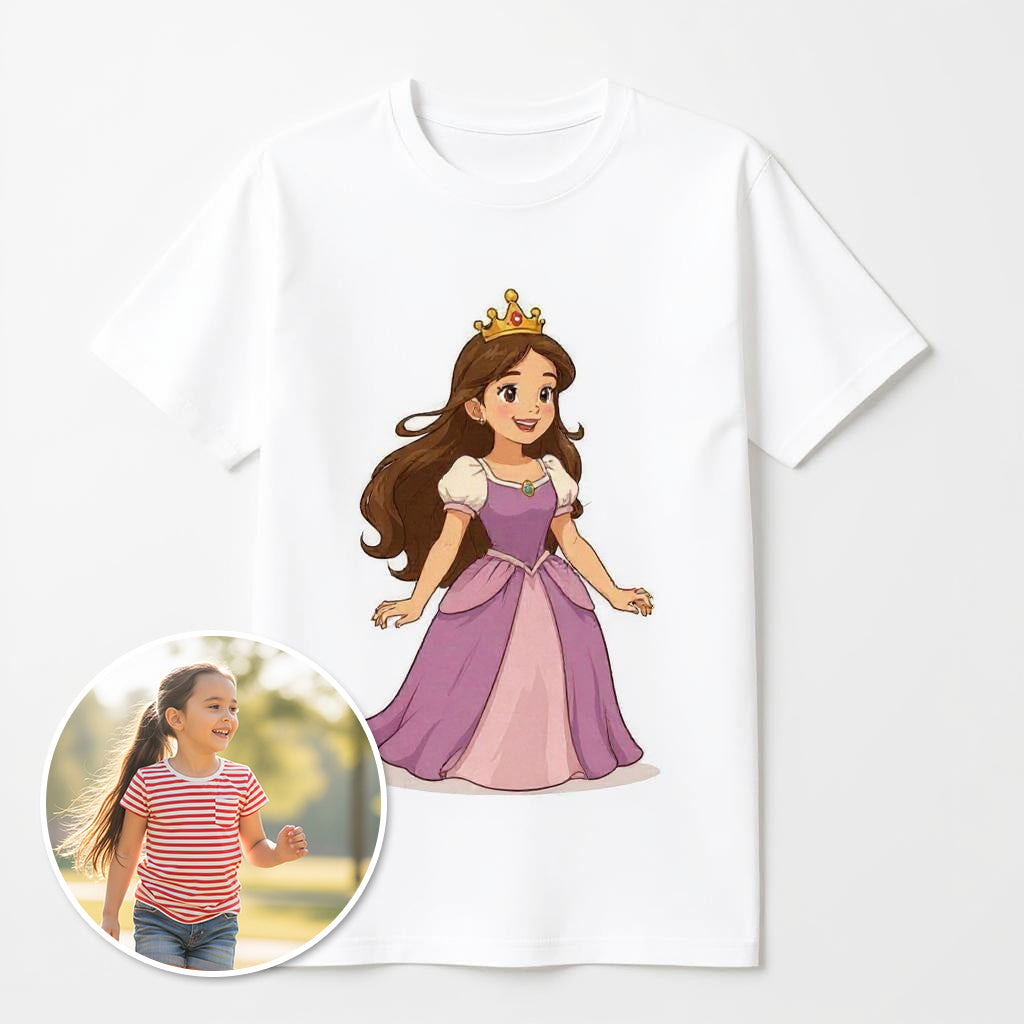 The Crown Princess - Custom Photo T-shirt