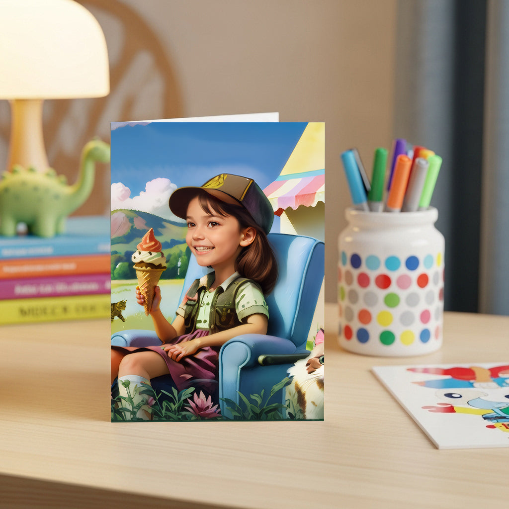 Ice Cream Greeting Card
