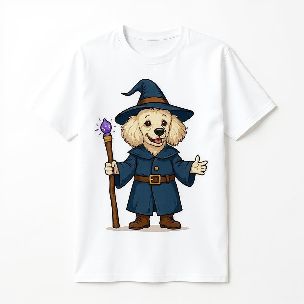 The Little Wizard - Custom Pet or Person Photo T-shirt