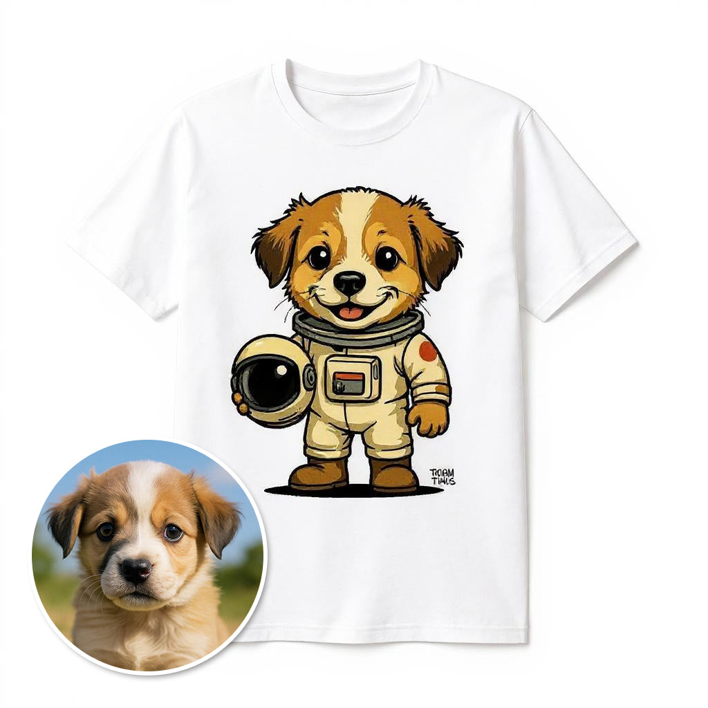The Space Cadet - Custom Photo T-shirt