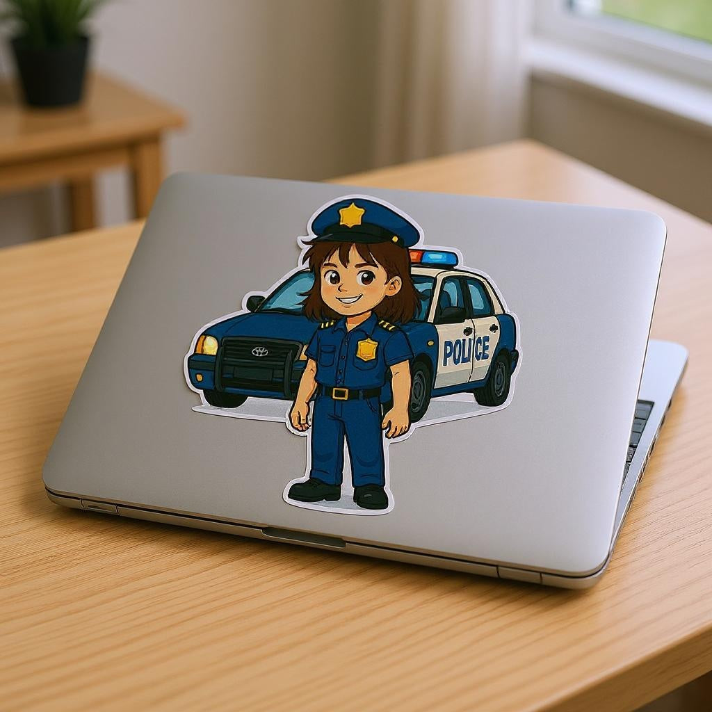The Police Chief - Custom Pet or Person Photo Sticker