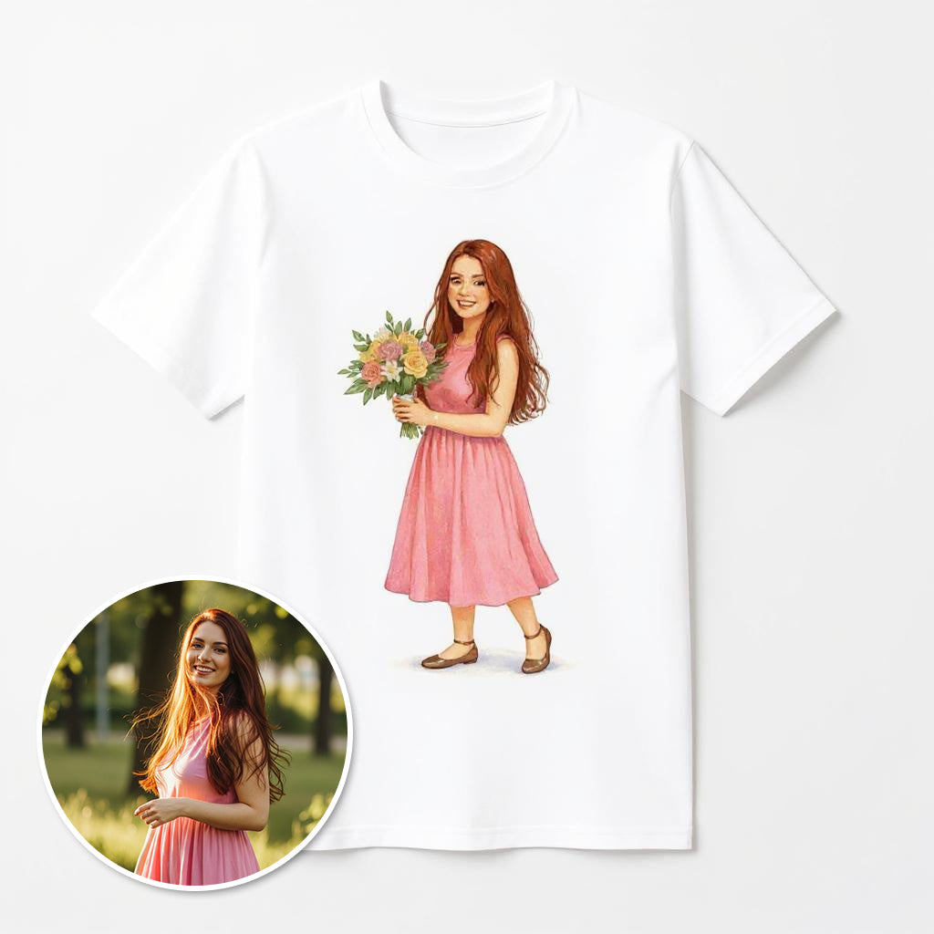 The Maid of Honor - Custom Pet or Person Photo T-shirt