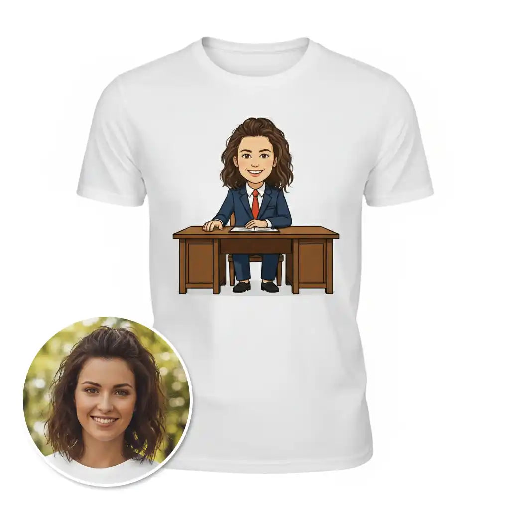 The Executive - Custom Person or Pet Photo T-shirt