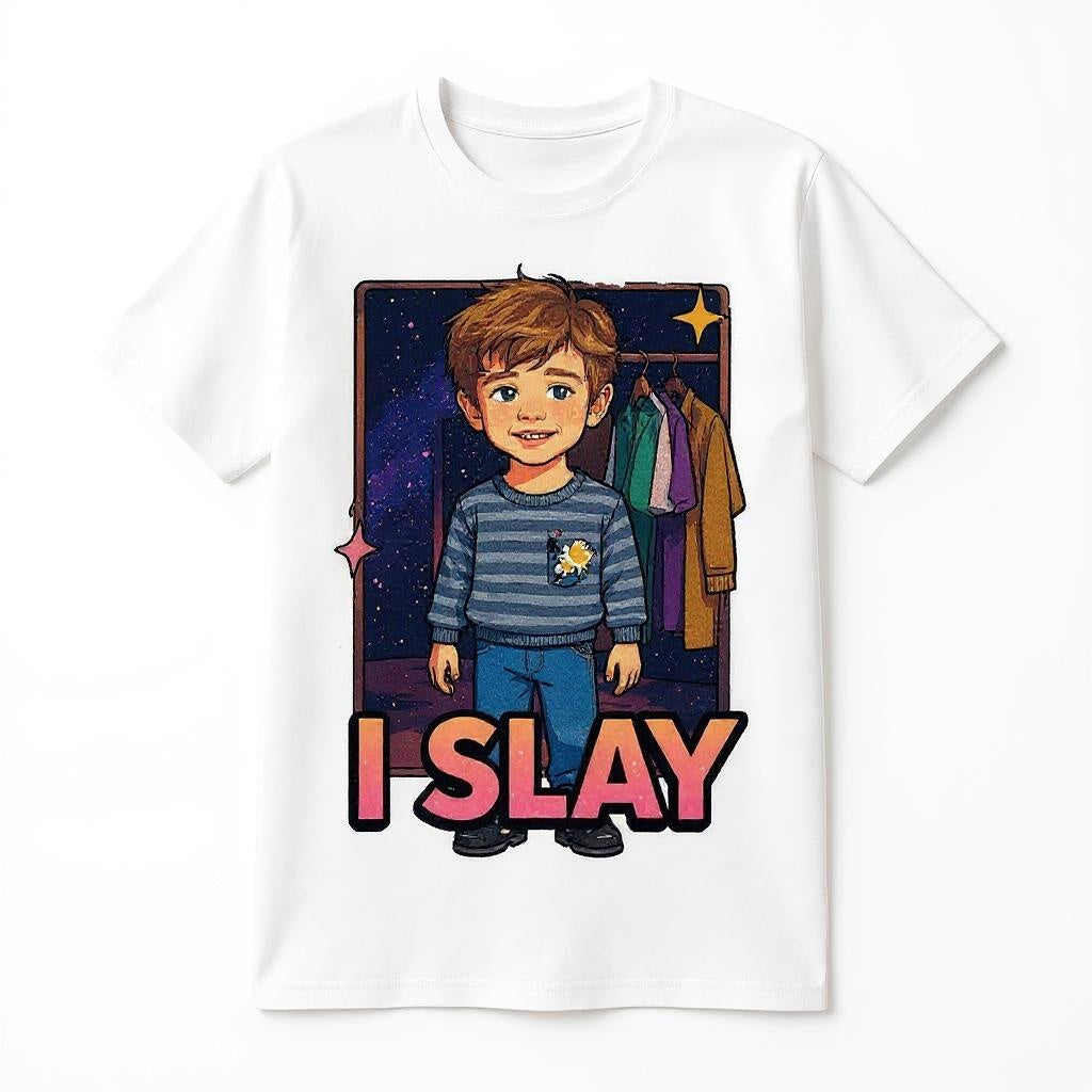 The Trendsetter - "I Slay" Custom Pet or Person Photo T-shirt