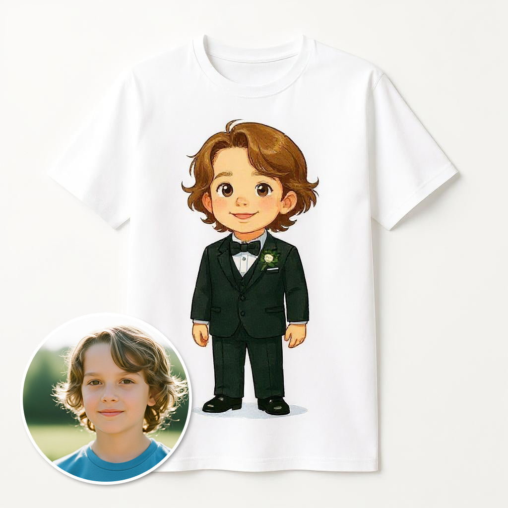 The Best Man - Custom Person or Pet Photo T-shirt