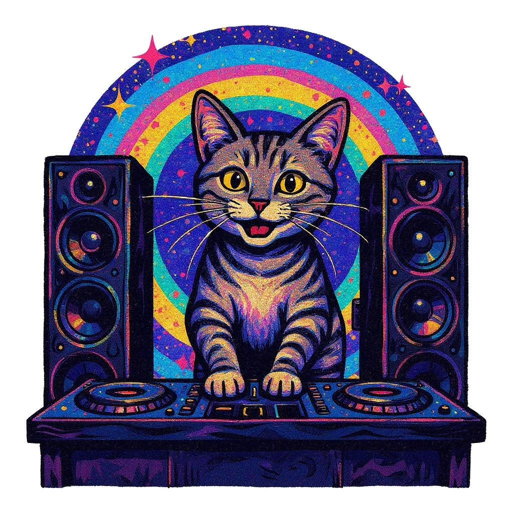 The DJ - Custom Photo Sticker