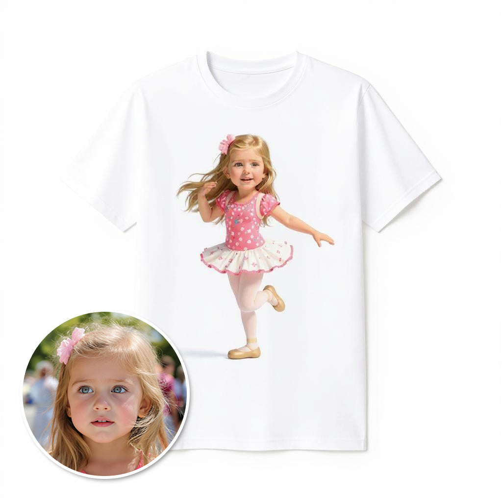 My Little Ballerina - Custom Photo T-shirt