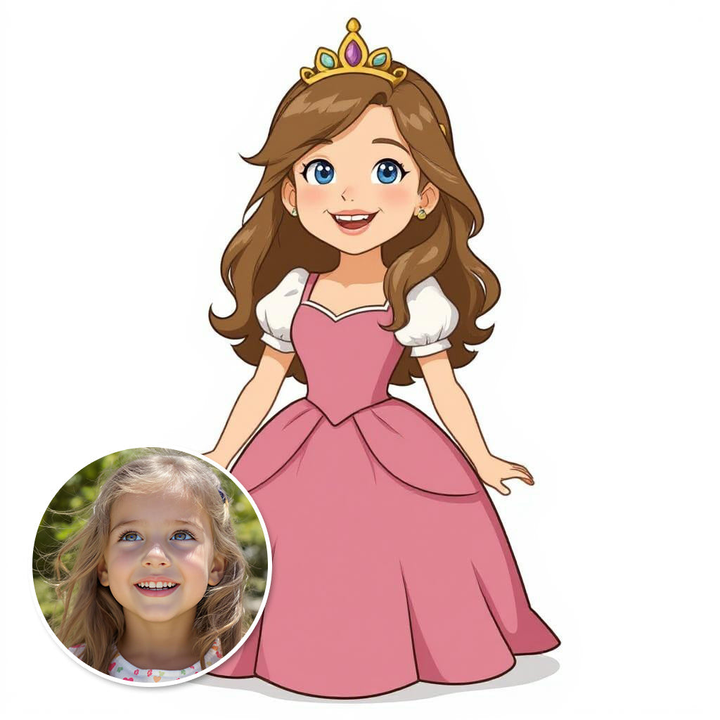 The Crown Princess - Custom Photo Sticker