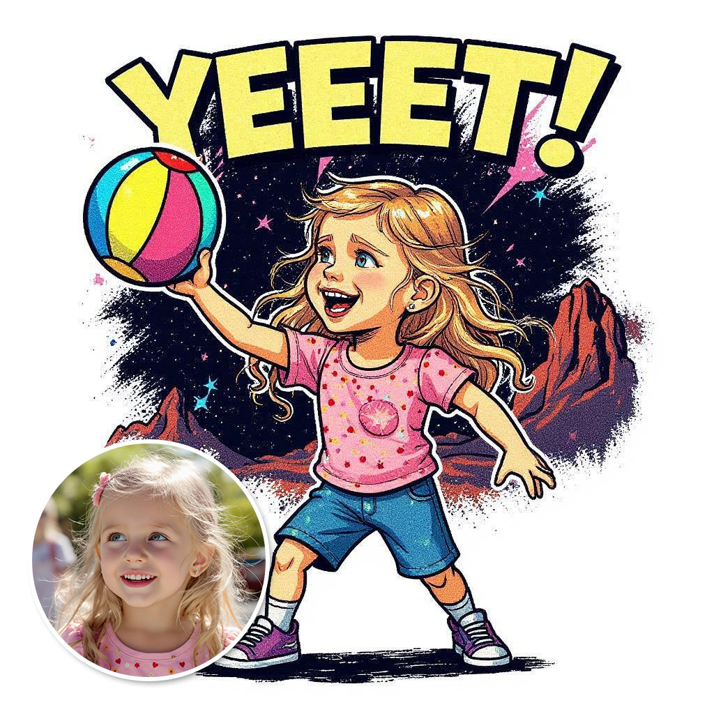 The Big Yeet - "YEEET!" Custom Photo Sticker