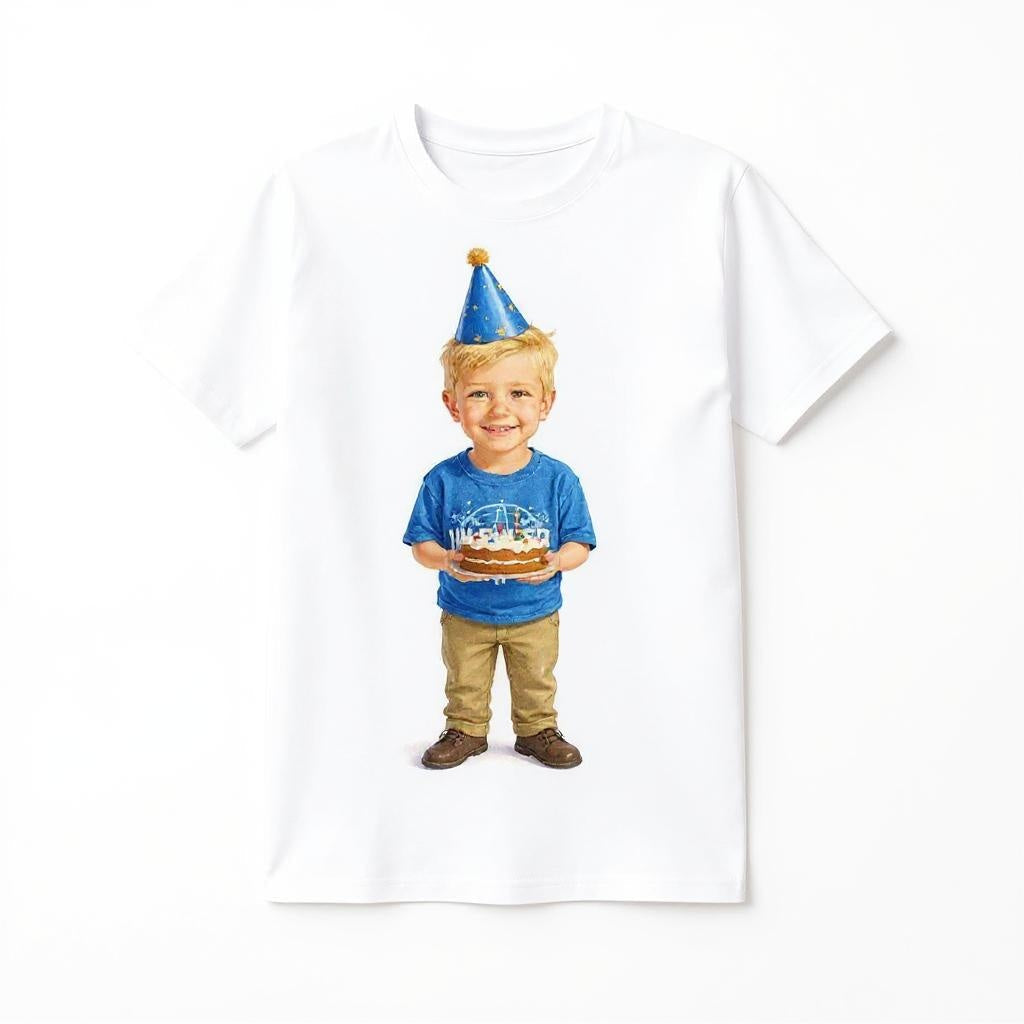 Birthday Bash T-shirt - Custom Pet or Person Photo T-shirt