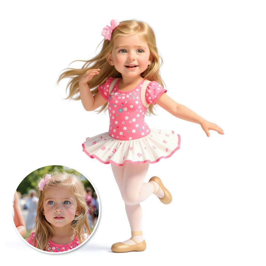 My Little Ballerina - Custom Photo Sticker