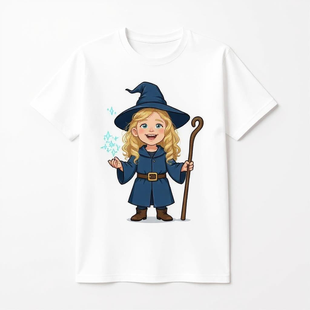 The Little Wizard - Custom Pet or Person Photo T-shirt