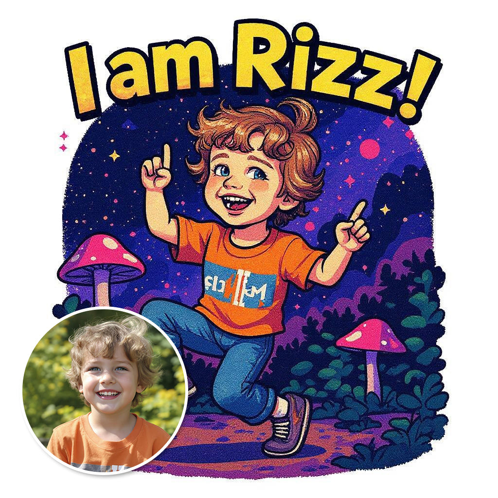 The Rizz Master - Custom Pet or Person Photo Sticker