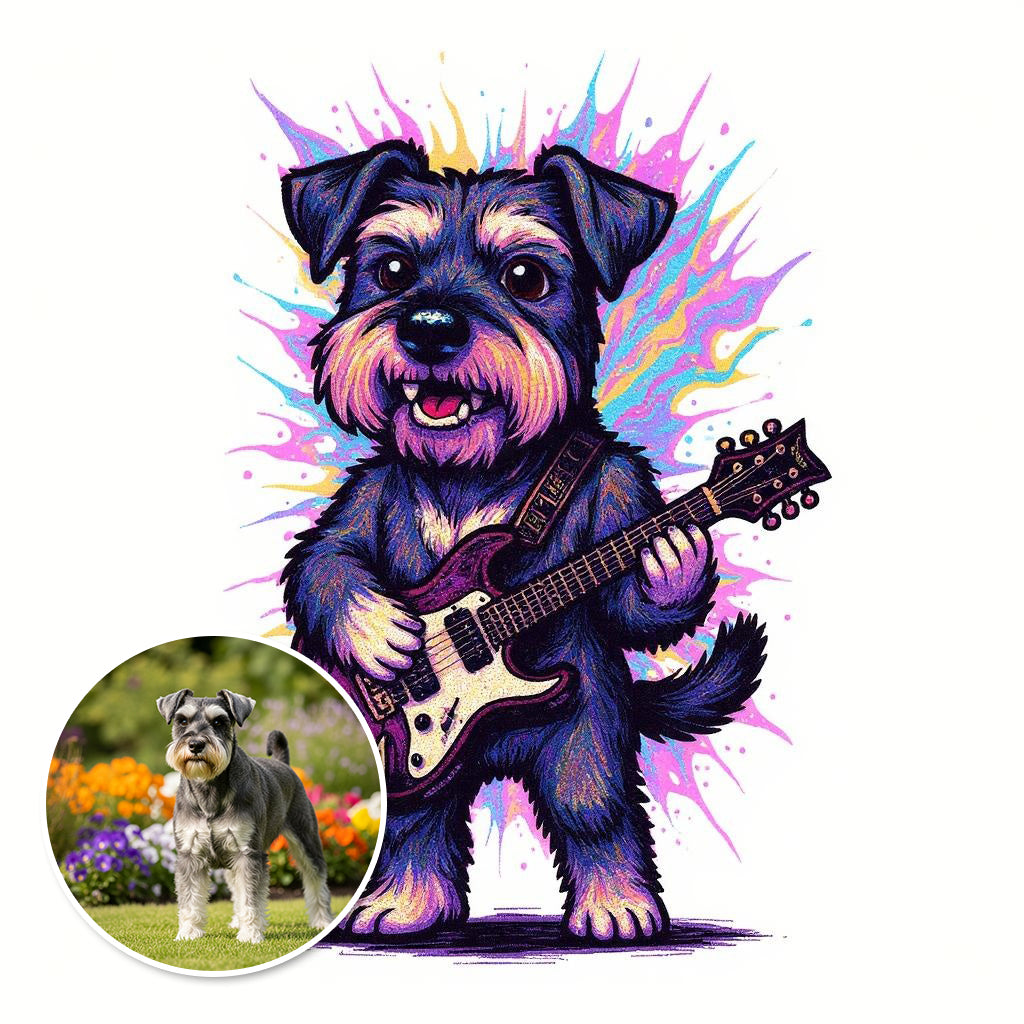 The Rock Star - Custom Photo Sticker