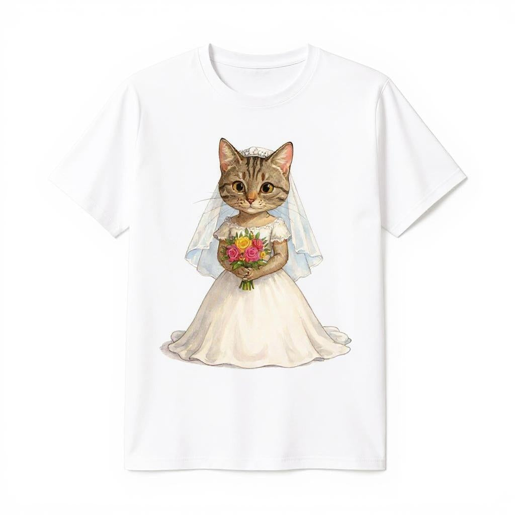 The Blushing Bride - Custom Pet Photo T-shirt