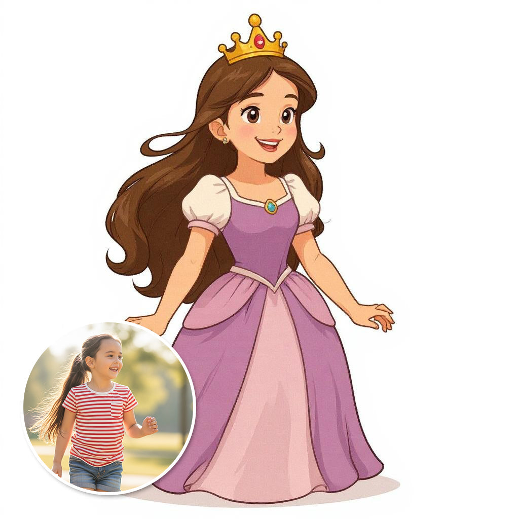 The Crown Princess - Custom Photo Sticker