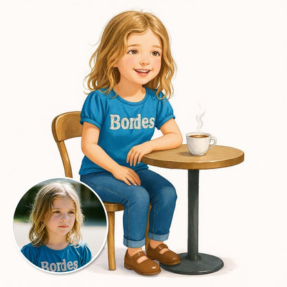 Cafe Cutie - Custom Pet or Person Photo Sticker