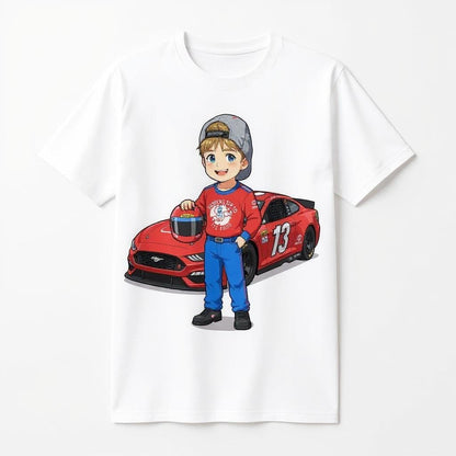 The Pro Racer - Custom Pet or Person Photo T-shirt