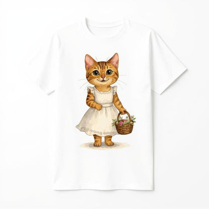 The Flower Girl - Custom Person or Pet Photo T-shirt