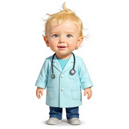 The Doctor - Custom Pet or Person Photo Sticker