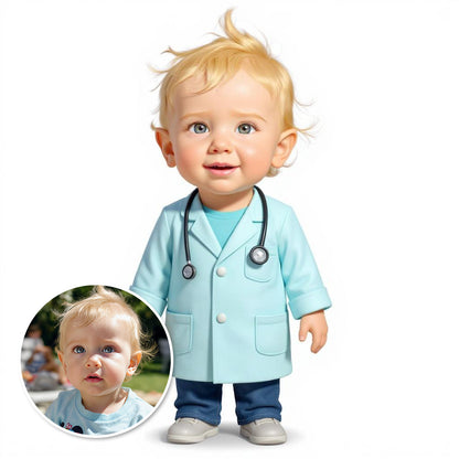 The Doctor - Custom Pet or Person Photo Sticker