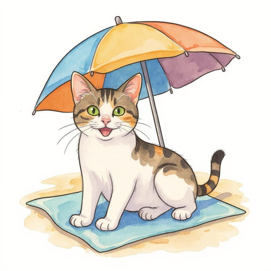 Beach Vibes - Custom Pet or Person Photo Sticker