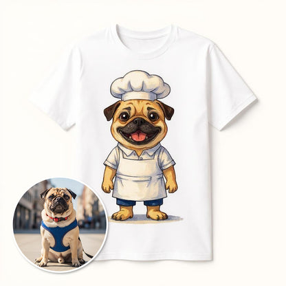 The Sous Chef - Custom Person or Pet Photo T-shirt