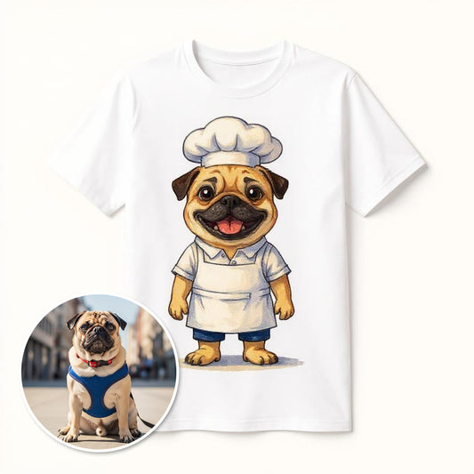The Sous Chef - Custom Person or Pet Photo T-shirt