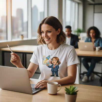 The Salesperson - Custom Person or Pet Photo T-shirt