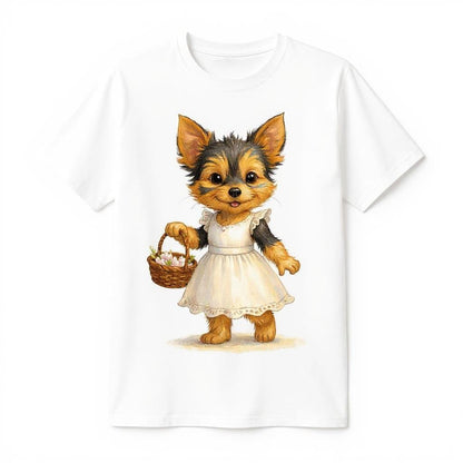 The Flower Girl - Custom Person or Pet Photo T-shirt