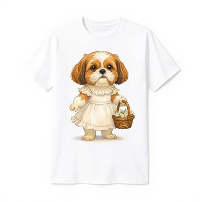 The Flower Girl - Custom Person or Pet Photo T-shirt