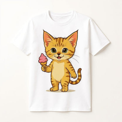 Summer Scoops - Custom Pet or Person Photo T-shirt
