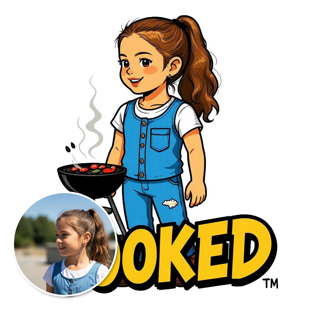 Cooked - Custom Pet or Person Photo Sticker