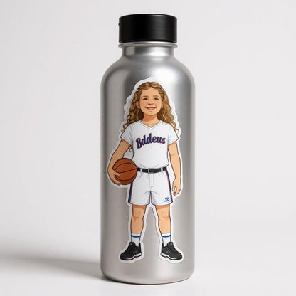 The Baller - Custom Pet or Person Basketball Photo Sticker