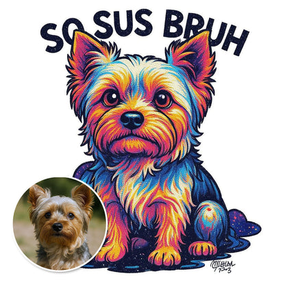 "So Sus Bruh" Custom Pet or Person Photo Sticker
