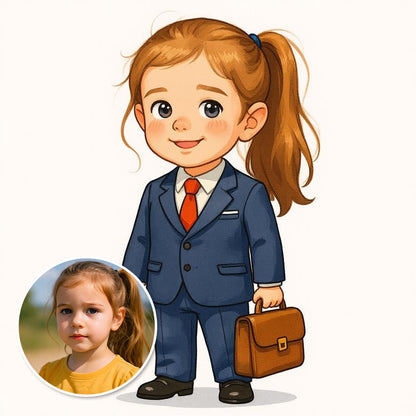 The CEO - Custom Pet or Person Photo Sticker