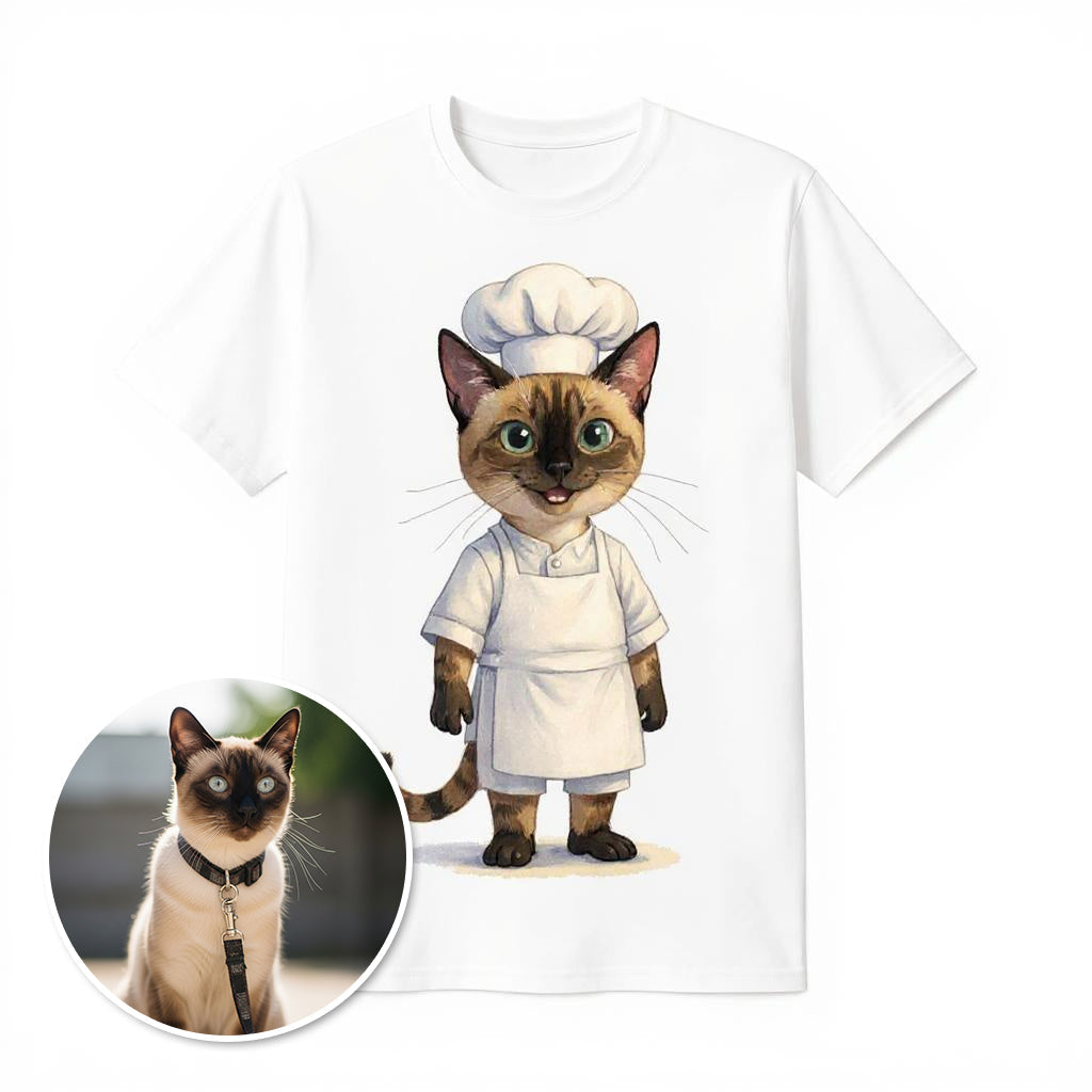 The Sous Chef - Custom Person or Pet Photo T-shirt