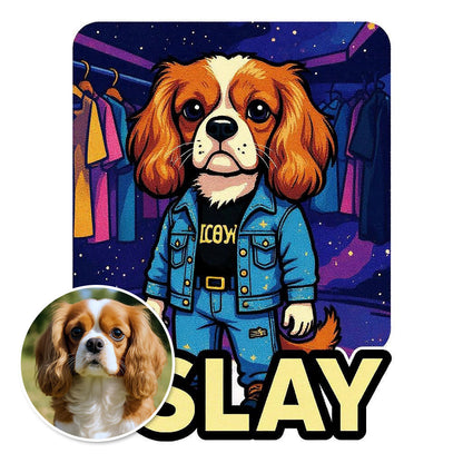 The Trendsetter - "I Slay" Custom Pet or Person Photo Sticker