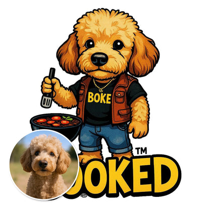 Cooked - Custom Pet or Person Photo Sticker