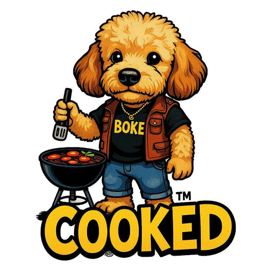 Cooked - Custom Pet or Person Photo Sticker