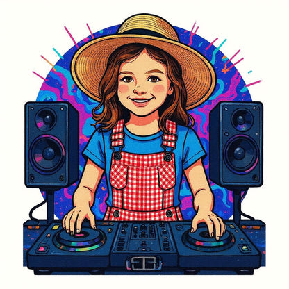 The DJ - Custom Photo Sticker