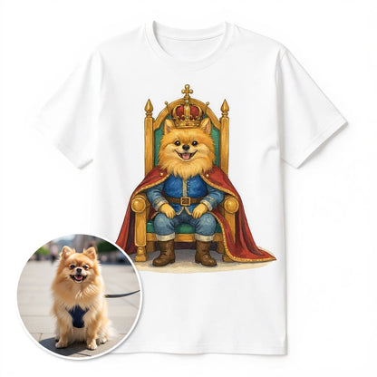 The Royal Portrait - Custom Pet or Person Photo T-shirt