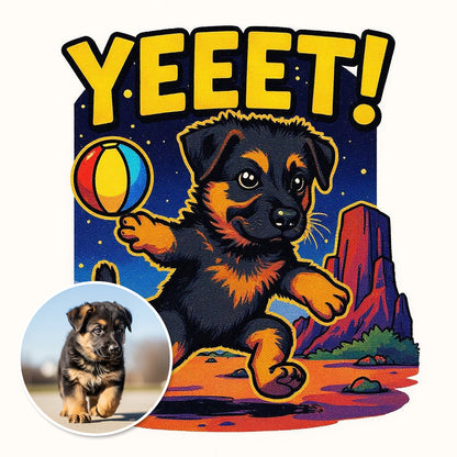 The Big Yeet - "YEEET!" Custom Photo Sticker