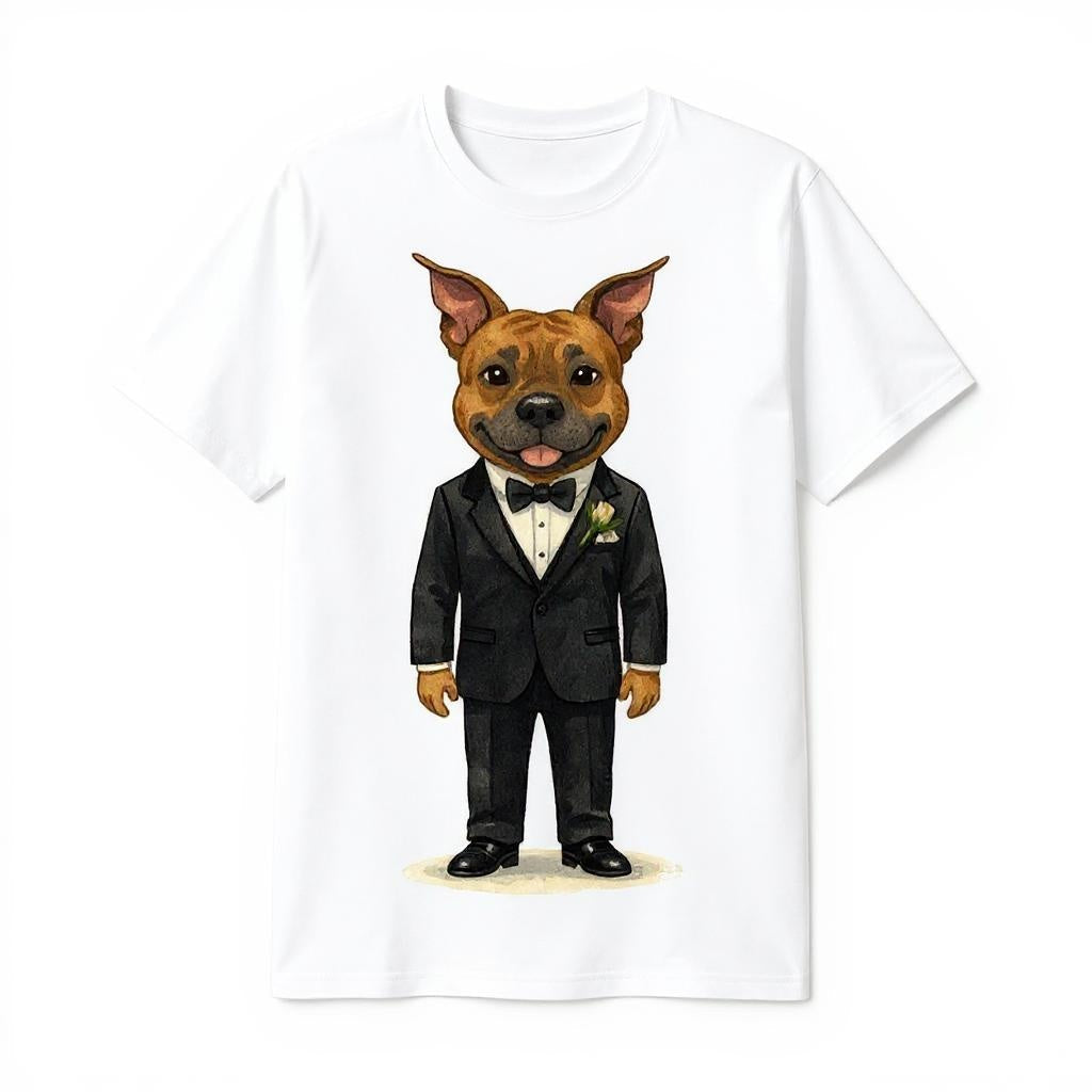 The Groom - Custom Person or Pet Photo T-shirt