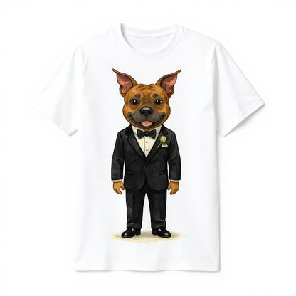 The Groom - Custom Person or Pet Photo T-shirt
